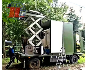 升降旋轉(zhuǎn)衛(wèi)星監(jiān)測車